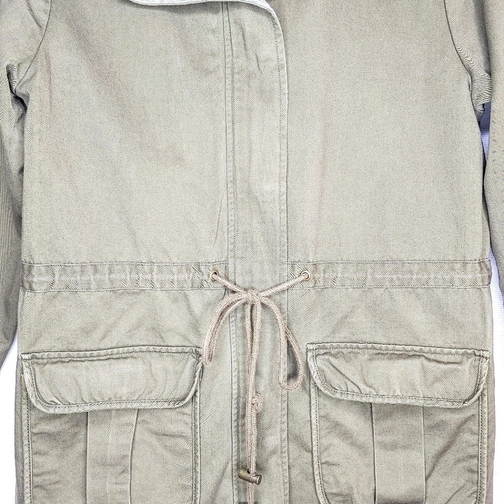 Skies are Blue Olive green jacket, Small - Picture 8 of 10